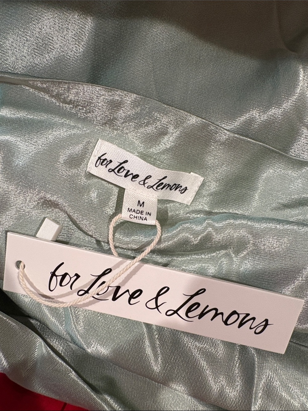 $319 NWT Sage For Love And Lemons “Sawyer” Ruffle Maxi Dress Sz Medium - Picture 4 of 16